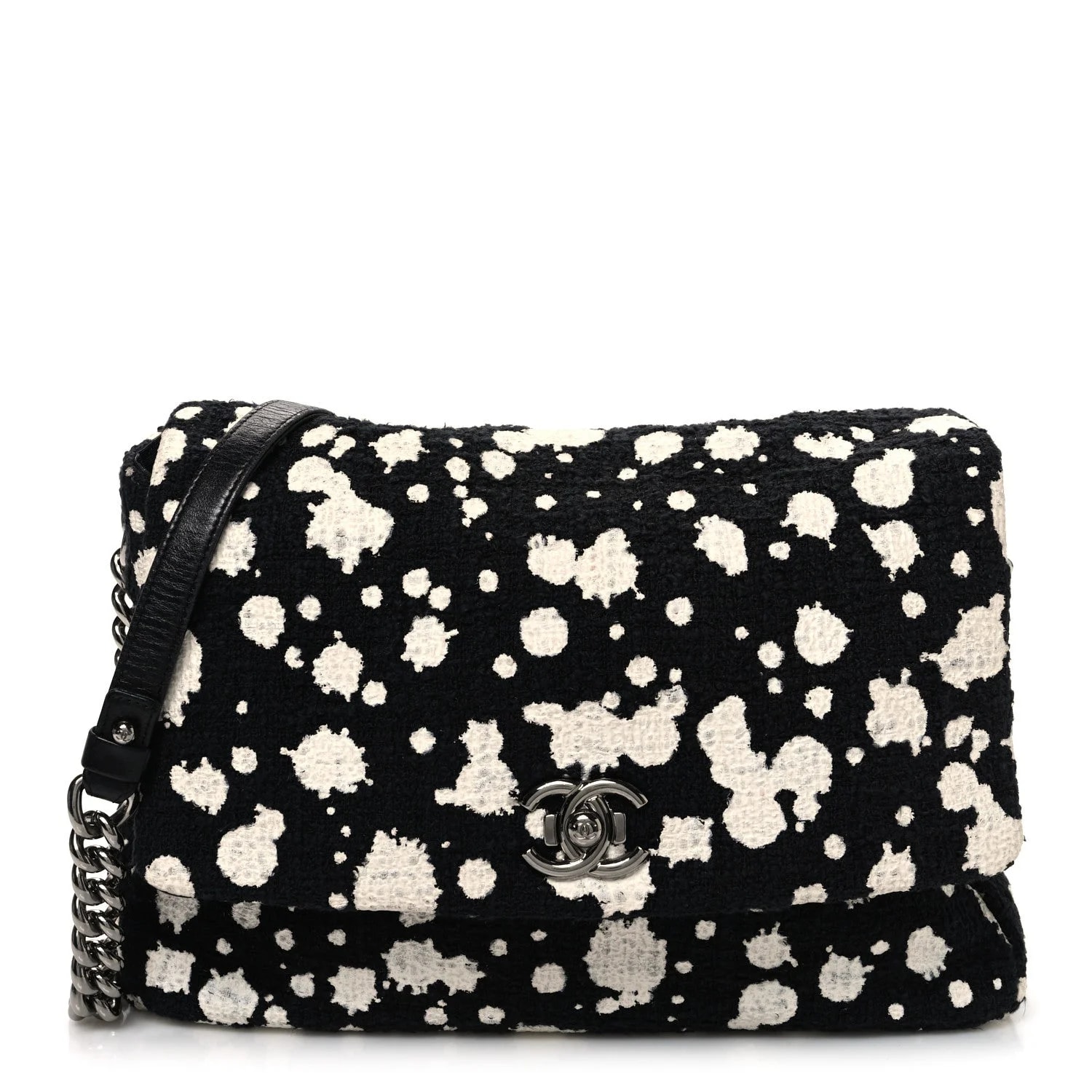 Chanel — Paint Splatter Print Flap — Handbag — resale