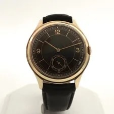 IWC — International Co IWC Hermet 14K Gold Black 36mm Over Size Case — Watch — resale