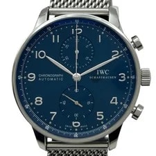 IWC — IWC IW371491 41mm SS Navy Dial Automatic Chronograph 2018 #OKW723 — Watch — resale