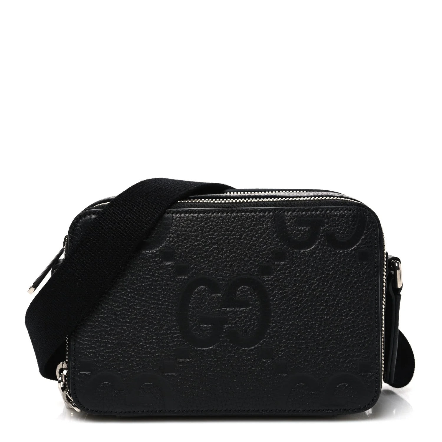 Gucci — Piuma Jumbo GG Embossed Super Mini Messenger — Handbag — resale
