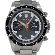 Tudor — Tudor Heritage Chronograph 70330N Auto 42mm Steel Grey Black 2YEARWARRANTY#I2311 — Watch — resale