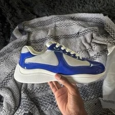 Prada — Prada / Low Top Lace-Up Logo Athletic — Sneaker — resale
