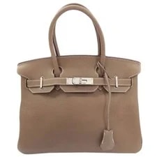 Hermès — Hermes Birkin 30 Etoupe SilverHardware [... — Handbag — resale