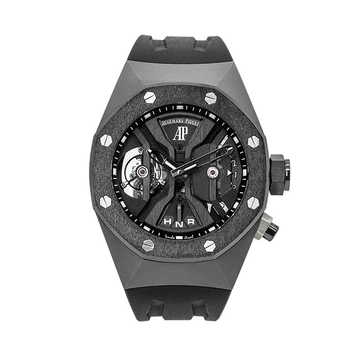 Worldofluxuryus — Audemars Piguet Royal Oak Concert GMT Tourbillon Titanium & Ceramica — Watch — resale