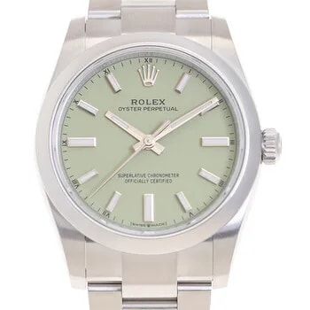 Rolex — Oyster Perpetual 34 Automatic Chronometer PistachioDial M124200-0006 — Watch — resale