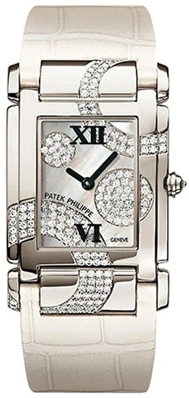 Worldofluxuryus — Patek Philippe Twenty-4 18K White Gold Lady's — Watch — resale