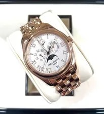 Patek Philippe — Patek Philippe Annual Calendar 5036/1R Moon Phase 18k Rose Gold Box/papers — Watch — resale
