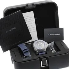 Panerai — Panerai Submersible PAM00982 47mm Titanium Rubber Gray Dial Chronograph #C010 — Watch — resale