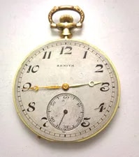 Zenith — Zenith Pocket Watch Movement With Dial — Watch — resale