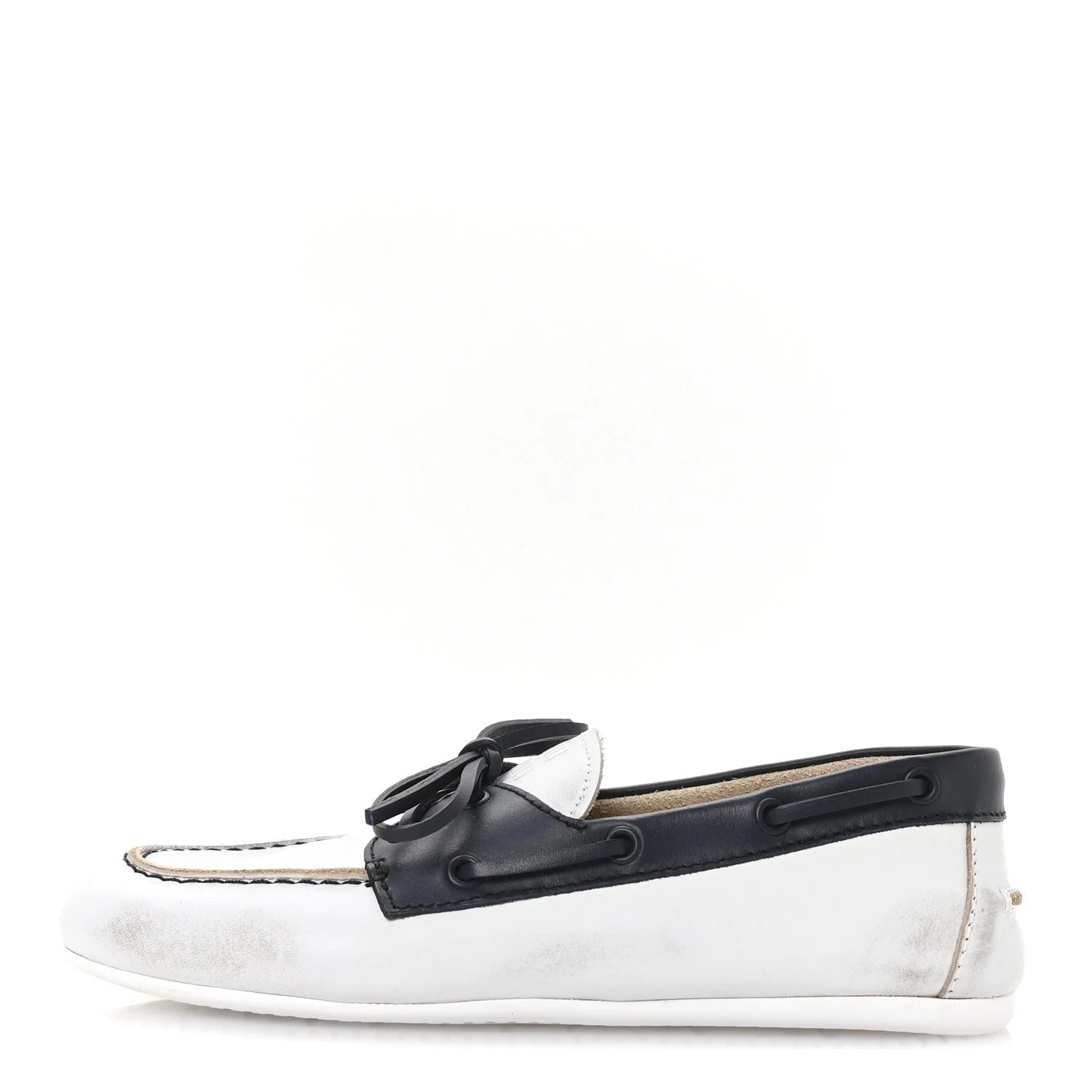 Miu Miu — Vitello Deco Boat 37 — Designer Shoe — resale