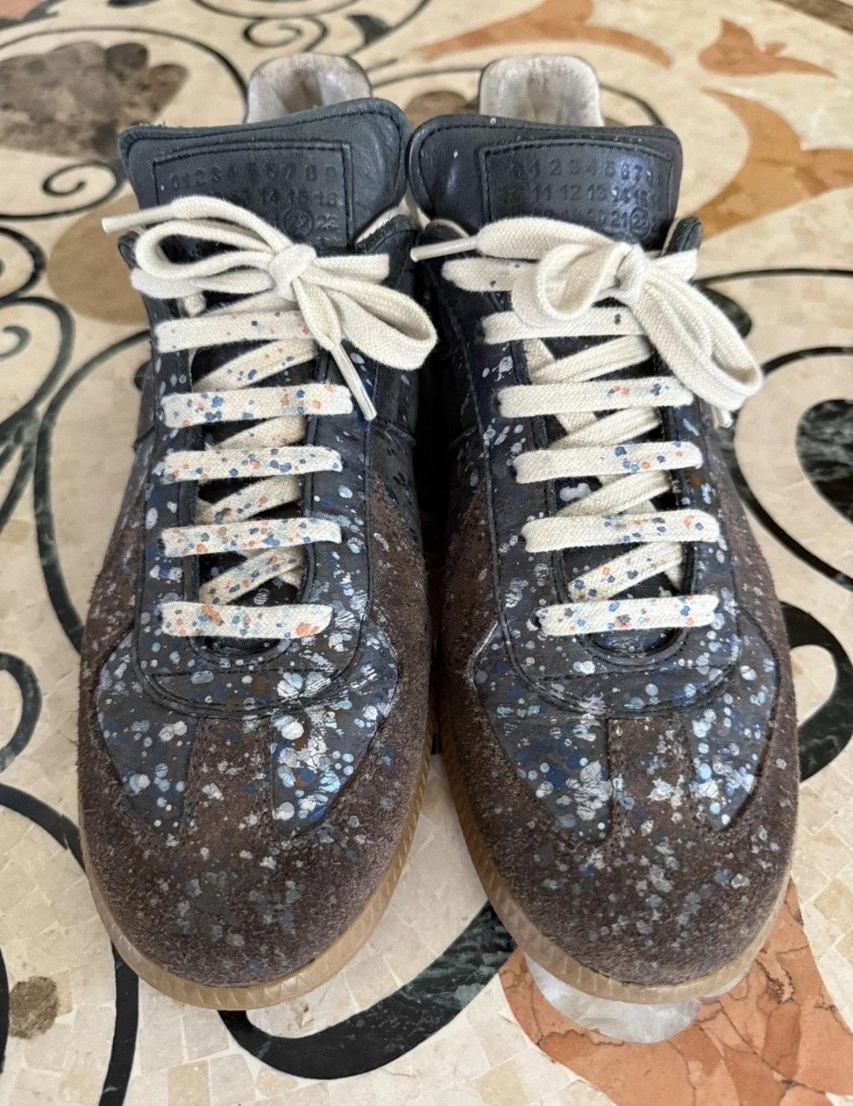 Maison Martin Margiela — Maison Martin Margiela Paint Splatter Gats / 41/8.5 — Sneaker — resale