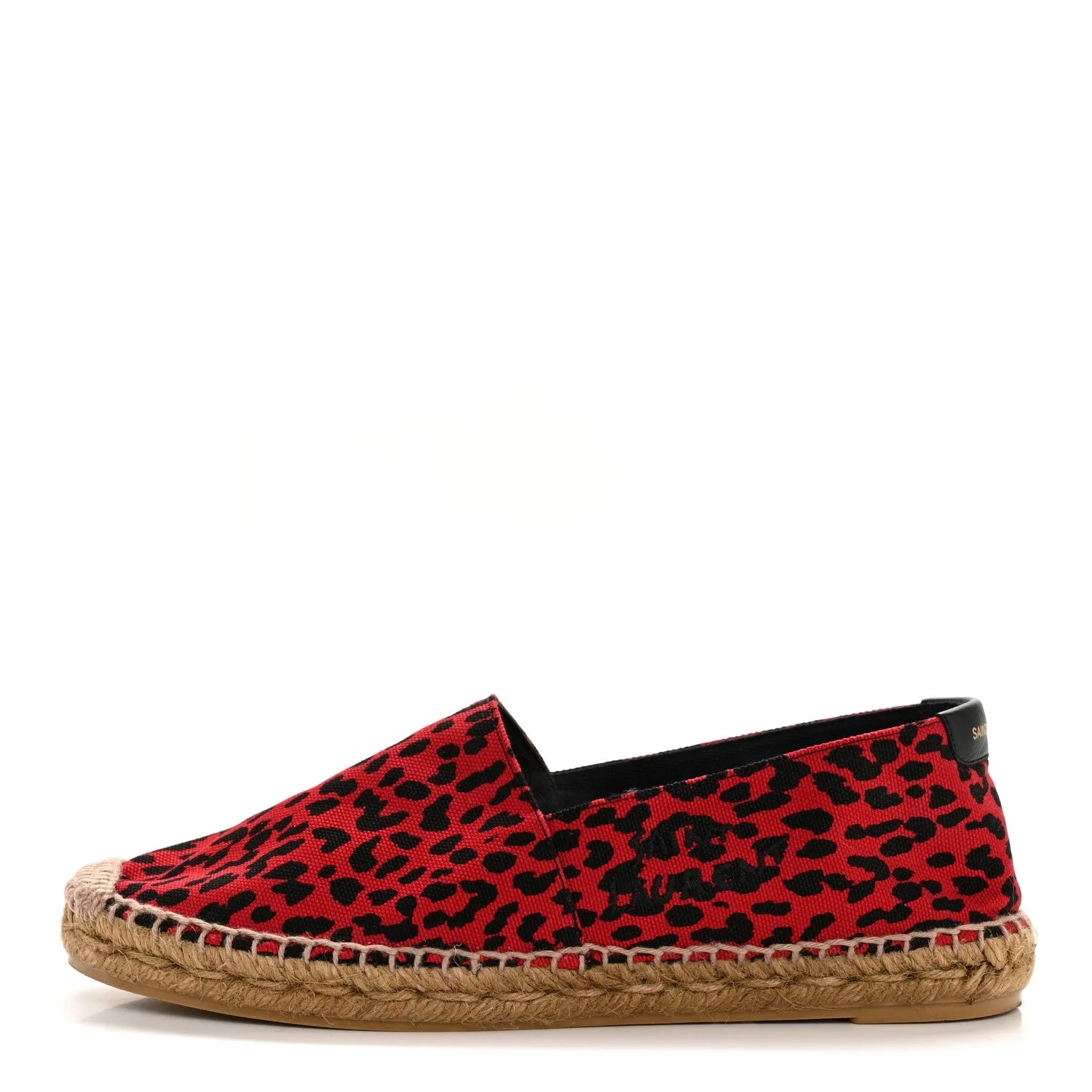 Saint Laurent — Leopard Print Espadrilles 38 — Designer Shoe — resale