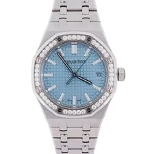 Audemars Piguet — Audemars Piguet Royal Oak 34mm Ice Blue Dial Ref ST.ZZ.1361ST.01 — Watch — resale