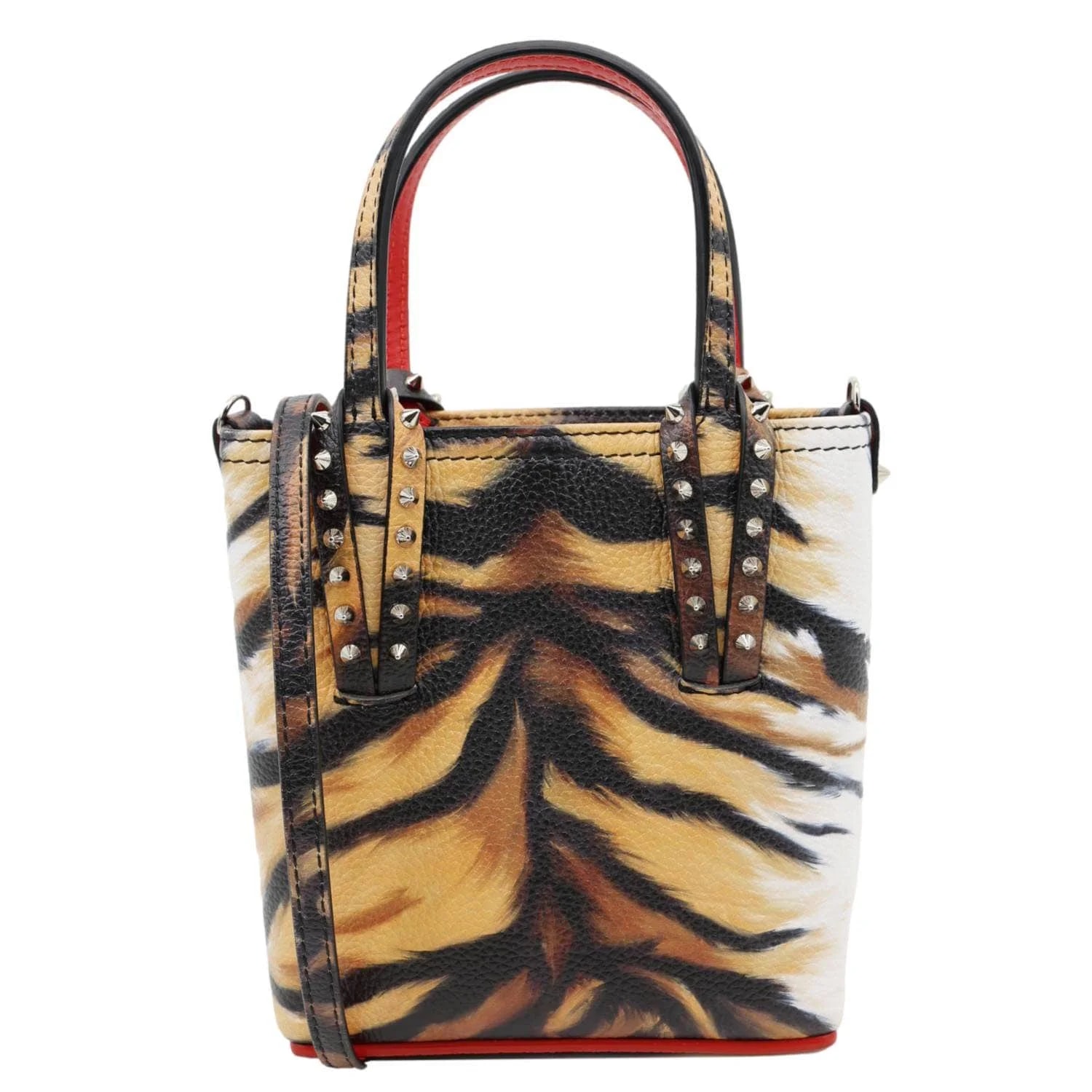Christian Louboutin — Christian Louboutin Cabata Spikes North South Bengal — Handbag — resale