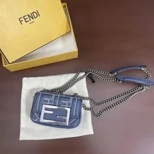 Fendi — Fendi Mamma Baguette With Strap Dust — Handbag — resale