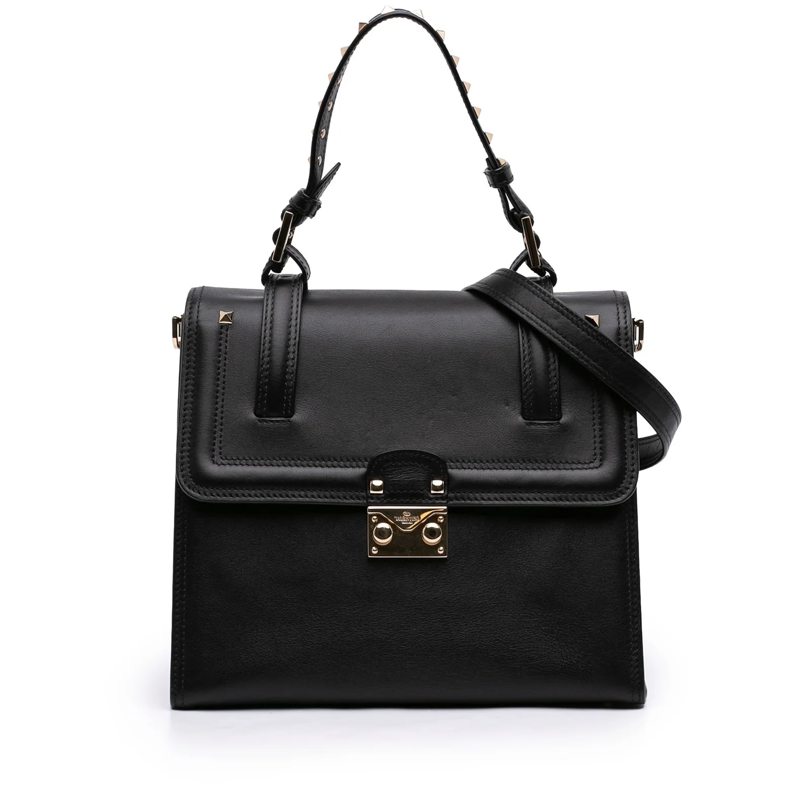 Valentino — Rockstud Cabana Satchel — Handbag — resale