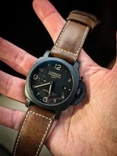 Panerai — Panerai PAM441 Luminor Ceramica GMT Black Ceramic , Serviced, Full Kit — Watch — resale