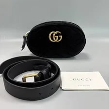 Gucci — Gucci Quilted GG Marmont Waist Belt — Handbag — resale