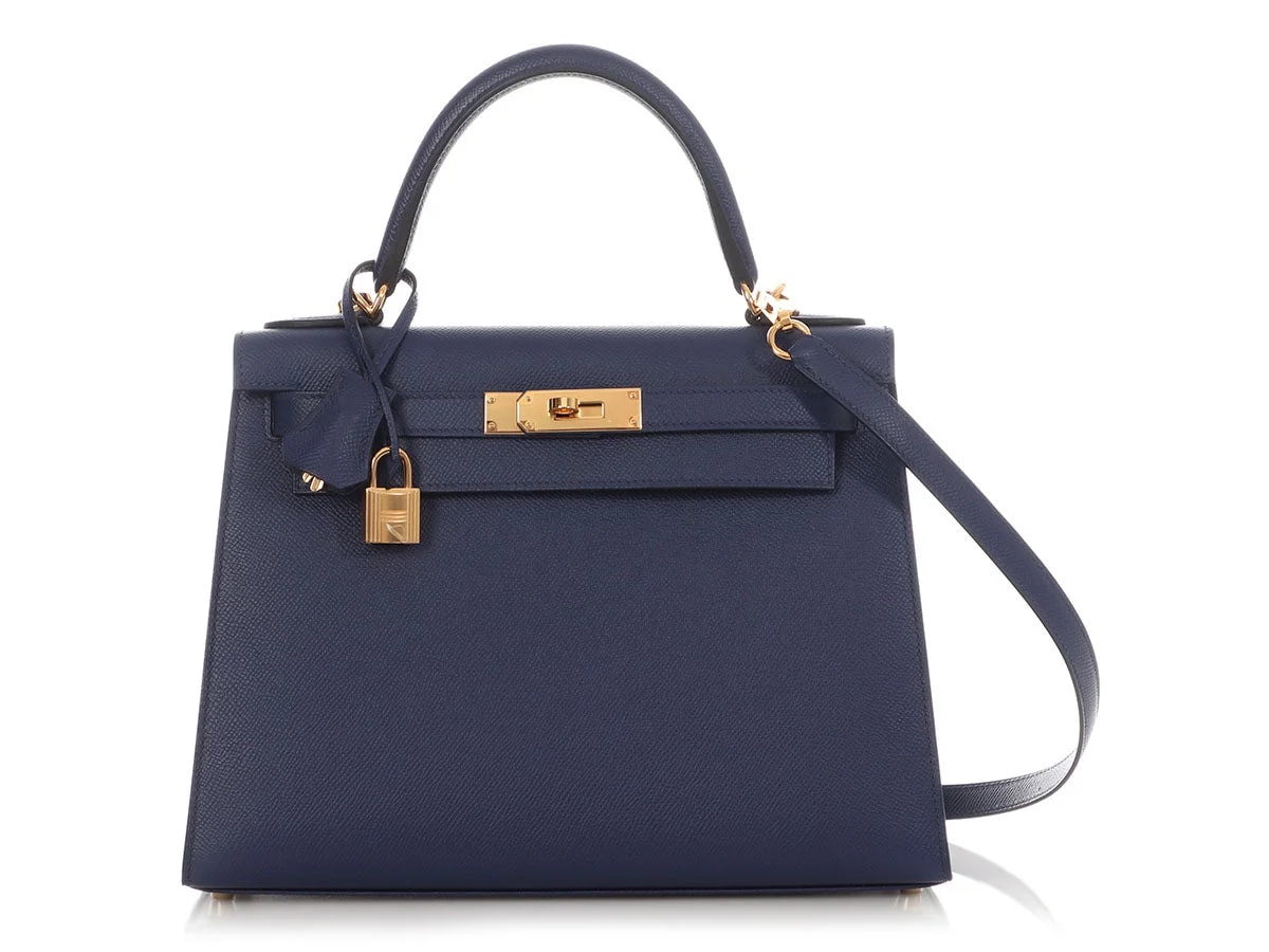Hermès — Hermès Saphir Kelly 28 — Handbag — resale