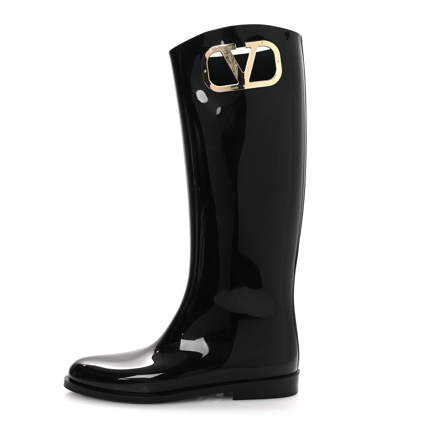 Valentino Garavani — Vlogo Knee High Rain 39 — Designer Shoe — resale