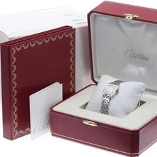 Cartier — Cartier Santos Dumont SM W25064Z5 20mm SS Beige #C12116 — Watch — resale