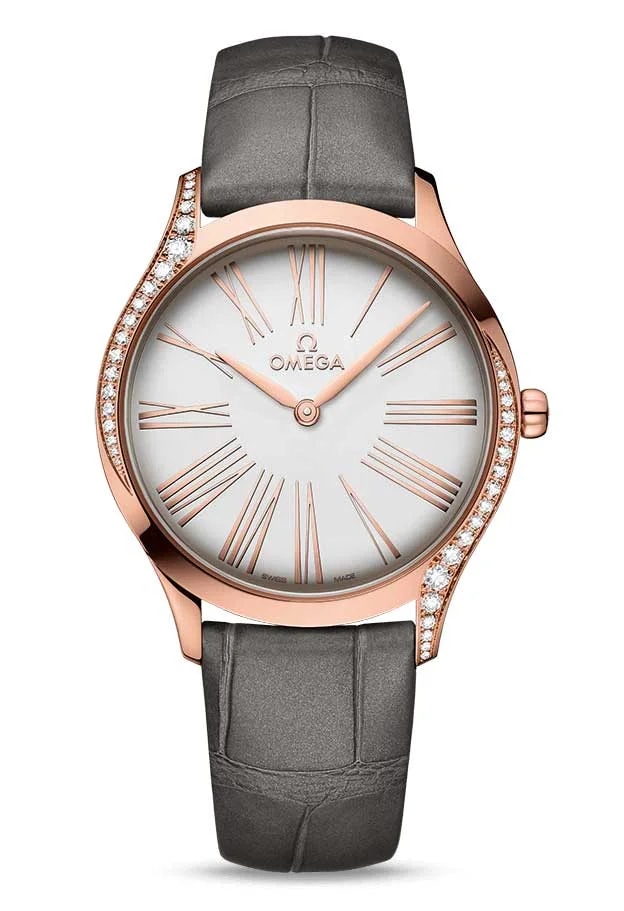 Worldofluxuryus — Omega de Vile Tresor 18K Sedna™ Gold &Amp; Diamonds — Watch — resale