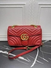 Gucci — Authentic Gucci GG Marmont Medium Matelassé — Handbag — resale