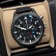 IWC — IWC Pilot’s Chronograph TOP GUN IW389101 Ceramic Box Papers Unworn — Watch — resale