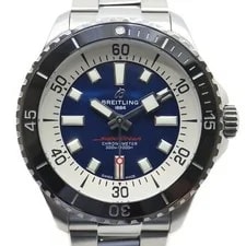 Breitling — Breitling A17376211C1A1 44.0mm Stainless Steel Navy / White #UW3135 — Watch — resale
