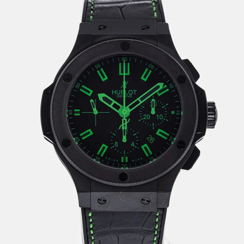 Hublot — Hublot Big Bang All Black Chronograph 'Green' Limited Edition 301.CI.1190.GR.ABG11 — Watch — resale