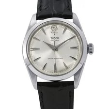 Tudor — Tudor Big Oyster 34mm Stainless Steel/Leather Silver Dial 7934 — Watch — resale