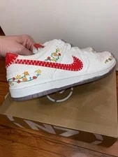 Nike SB — Nike SB Dunk Low Decon N7 Floral / Lace-Up Sole — Sneaker — resale