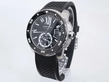 Cartier — Cartier Calibre de Diver W7100056 3729 Stainless Steel 42mm Black Dial #WJW126 — Watch — resale