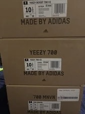 Yeezy — 3 Pairs of Yeezy 700s 1 Size 10 Blutin, 1 Size 10.5 , 1 Size 10.5 Safflo. — Sneaker — resale