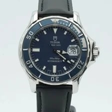 Tudor — Tudor Hydronaut 89190 Automatic 40mm Steel Leather Black — Watch — resale
