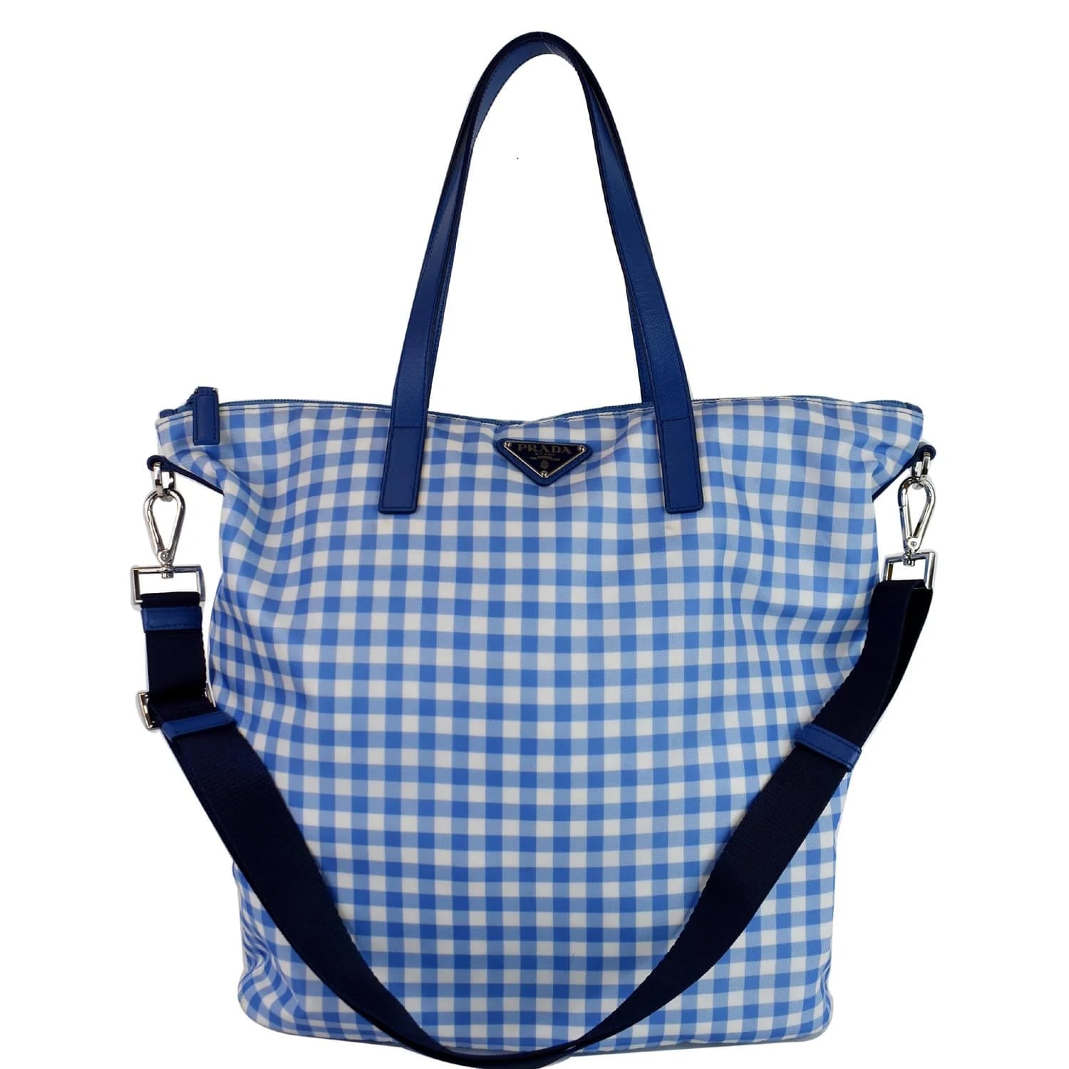 Prada — Prada Textured Check — Handbag — resale