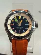 Breitling — Breitling Superocean Automatic 42 Chronometer 300m Orange Rubber Strap — Watch — resale