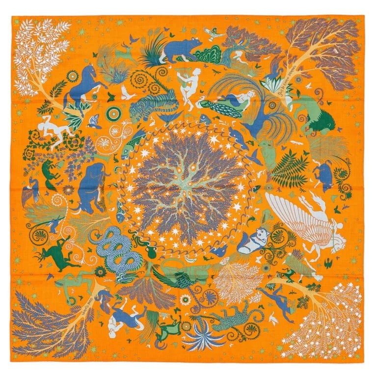Hermès — Auth. Hermes Shawl - Sous le Charme d’Orphée - CS140 - New Tag — Designer Shoe — resale