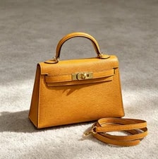 Hermès — Hermès Kelly II 19 Yellow Gold HW Flap Top Handle — Handbag — resale