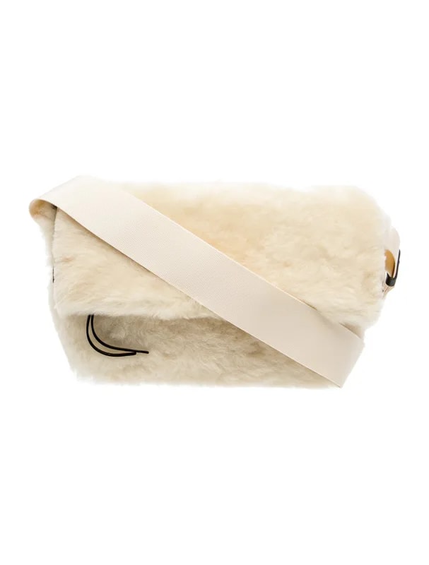 Jil Sander — Lamb Fur Top Handle — Handbag — resale