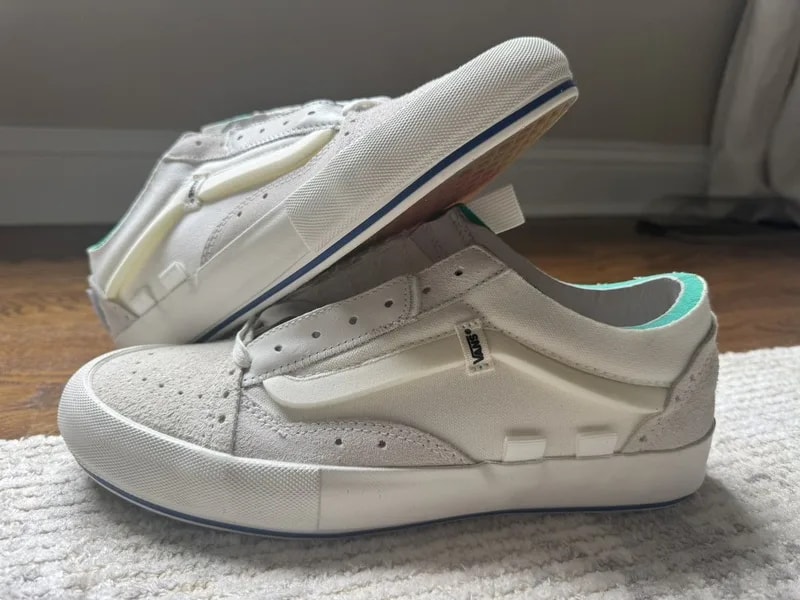 Off-White — 9.5 Old Skool Cap LX Deconstructed Marshmallow Off-White — Sneaker — resale