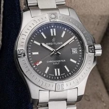 Breitling — Breitling Colt 41mm 2022 Auto Stainless Steel Grey Dial Ref. A17313 — Watch — resale