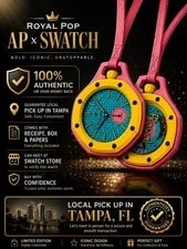 Swatch — NEW Royal Pop Swatch OTG Roz Pink AP Audemars Piguet — Watch — resale