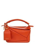 Loewe — Loewe $3850 Mini Featherlight Puzzle Deep Top Handle — Handbag — resale