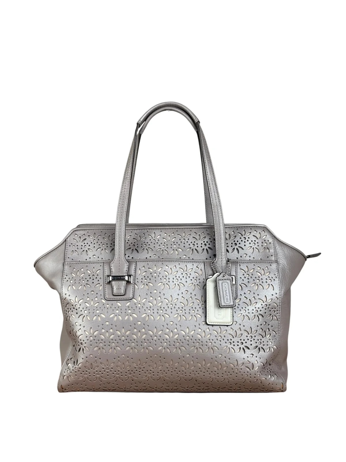Coach — Coach Putty Taylor Eyelet Caryall — Handbag — resale