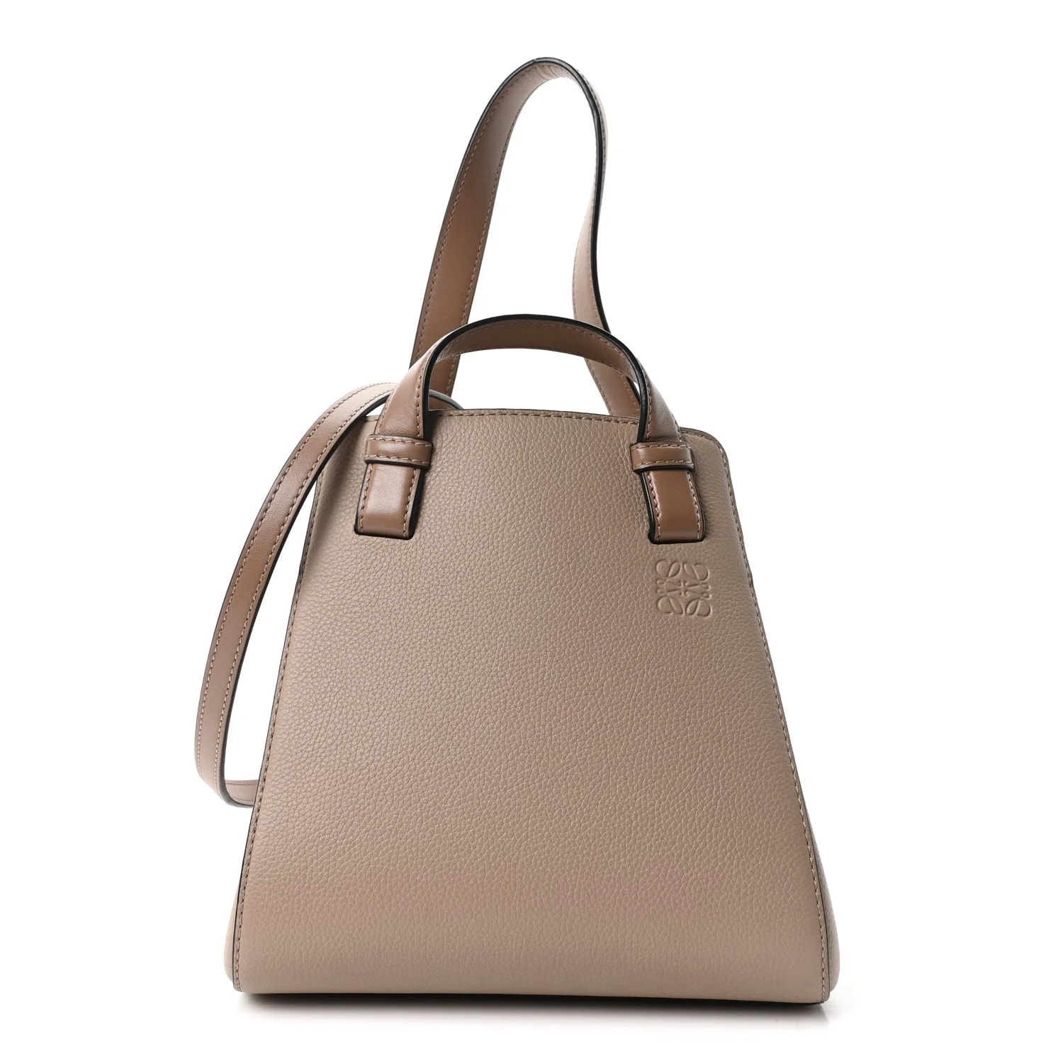 Loewe — Soft Grained Small Hammock Nugget Mink — Handbag — resale