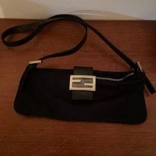 Fendi — Fendi Mamma Baguette Cotton 12cm H 30cm W — Handbag — resale