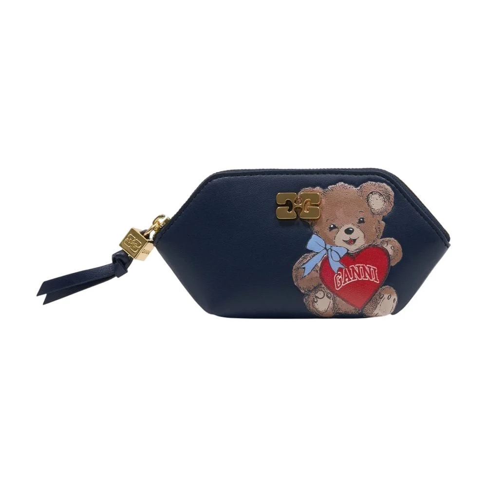 Ganni — Ganni Bear-Embroidered Coin — — Handbag — resale