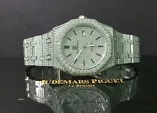 Audemars Piguet — Audemars Piguet Royal Oak Diamond Accent Automatic Silver W/ Box — Watch — resale