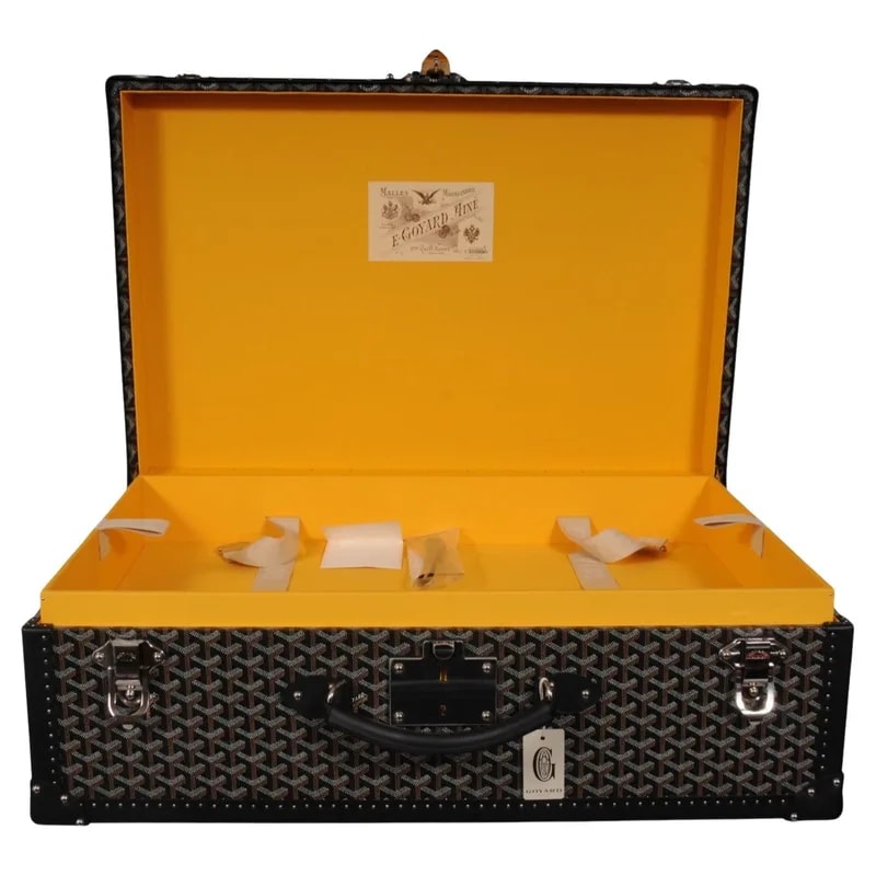 Goyard — Goyard Palace 70 Suitcase Trunk Hard Sided Display Travel Chest — Handbag — resale